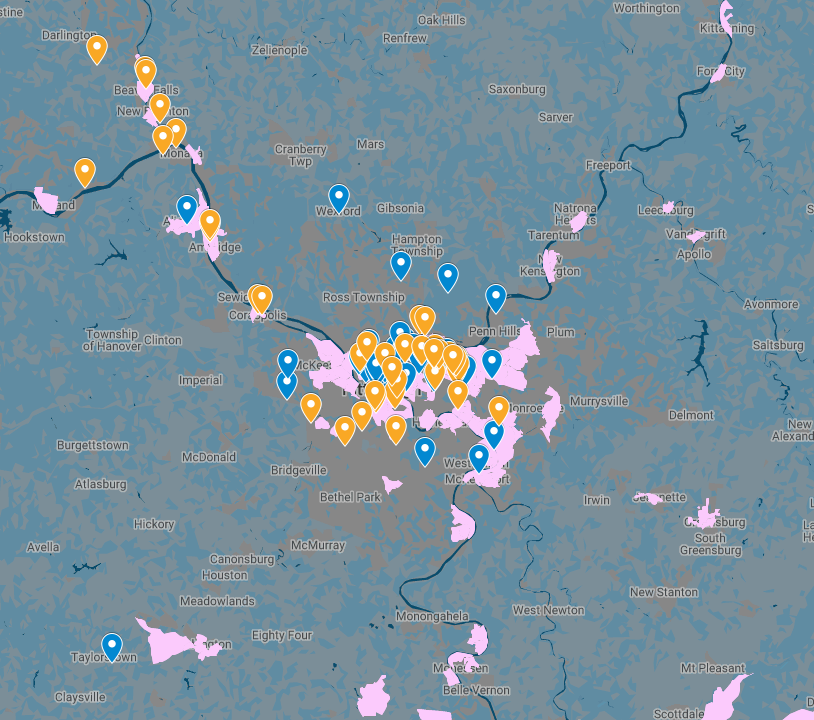 DLC Charitable Giving Map 2021